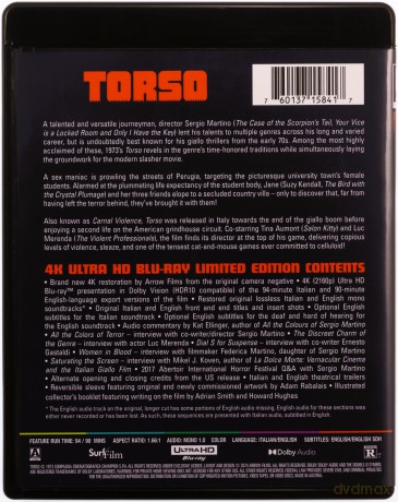 Torso [Blu-Ray 4K]