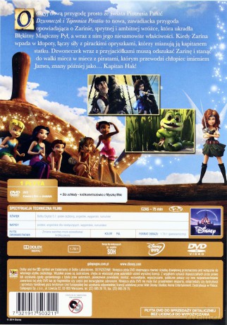 Dzwoneczek i tajemnica piratów [DVD]