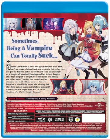 Vexations of a Shut-in Vampire Princess - Season 1 [2xBlu-Ray]