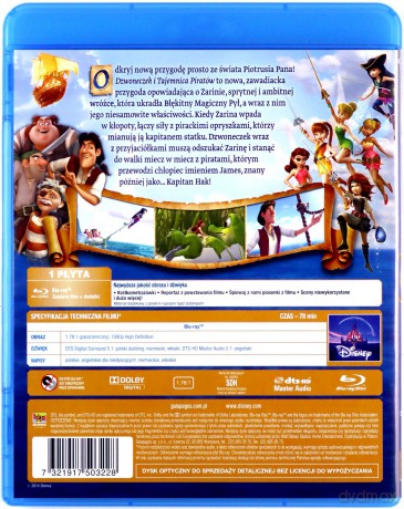 Dzwoneczek i tajemnica piratów [Blu-Ray]