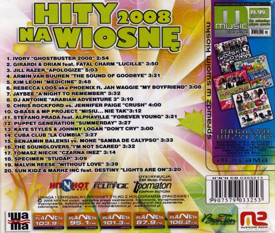 Hity Na Wiosnę 2008 [CD]