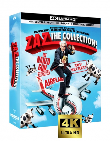 ZAZ: The Collection!: Airplane! / Top Secret! / The Naked Gun: From the Files of Police Squad! [BOX] [3xBlu-Ray 4K]+[3xBlu-Ray]