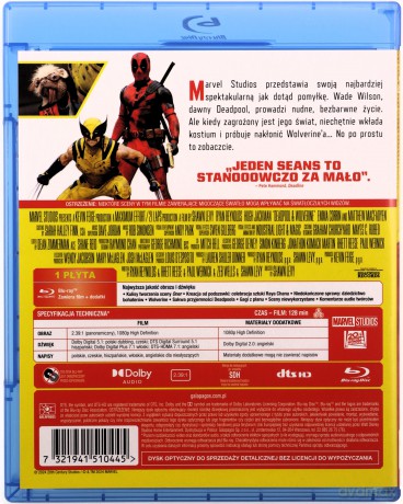 Deadpool & Wolverine [Blu-Ray]