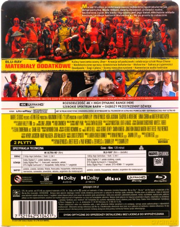 Deadpool & Wolverine (steelbook) [Blu-Ray 4K]+[Blu-Ray]
