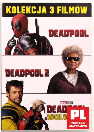 Deadpool 1-3 Kolekcja 3 Filmów [3DVD]