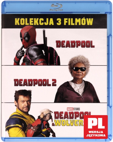 Deadpool 1-3 Kolekcja 3 Filmów [3xBlu-Ray]