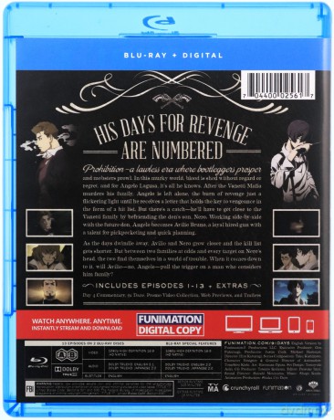 91 Days: The Complete Series [2xBlu-Ray]