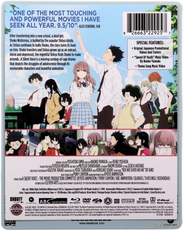 A Silent Voice (Limited) (steelbook) [Blu-Ray]