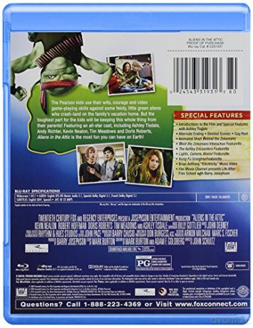 Aliens in the Attic (Obcy na poddaszu) [Blu-Ray]
