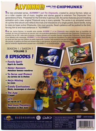 Alvin and the Chipmunks: Season 1 Volume 3 (Alvinnn!!! I wiewiórki) [DVD]