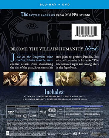 Attack on Titan: Final Season - Part 2 (Atak Tytanów) [2xBlu-Ray]+[2xDVD]