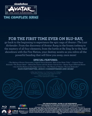 Avatar - The Last Airbender: The Complete Series (Awatar: Legenda Aanga) [9xBlu-Ray]