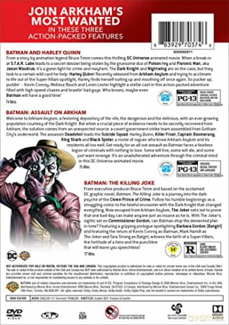 Batman and Harley Quinn Triple Feature (DVD) [DVD]