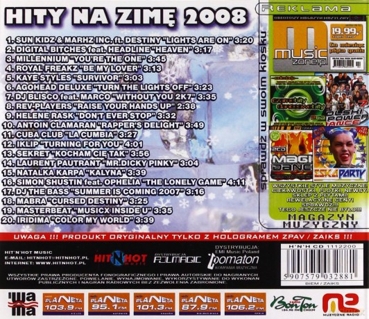 Hity Na Zimę 2008 [CD]