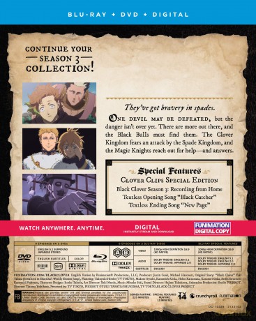 Black Clover - Season Three Part Three [DVD]