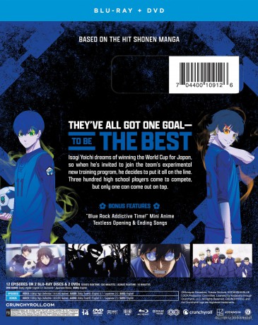 BLUELOCK: season 1 Part 1 [2xBlu-Ray]+[2xDVD]
