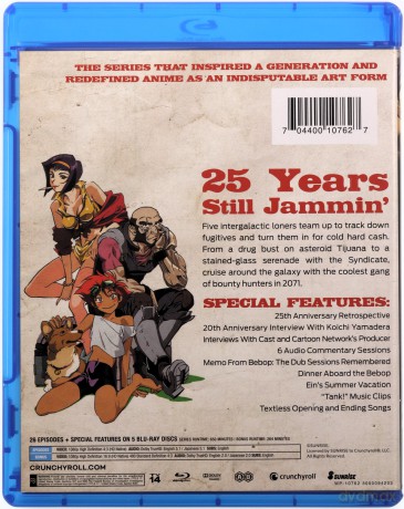 Cowboy Bebop: The Complete Series - 25th Anniversary Special Edition [5xBlu-Ray]