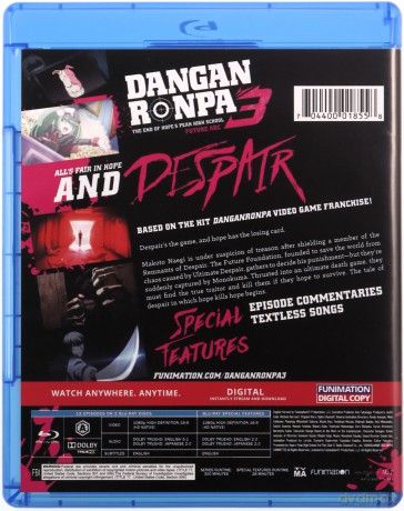 Danganronpa 3: The End of Hope's Peak High School - Future Arc [Blu-Ray]
