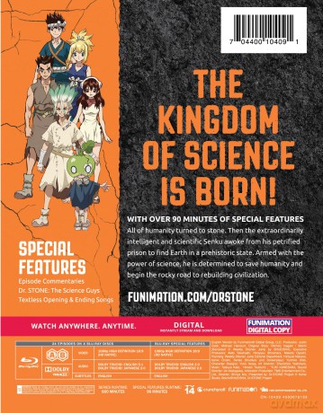 Dr. Stone season 1 (steelbook) [4xBlu-Ray]