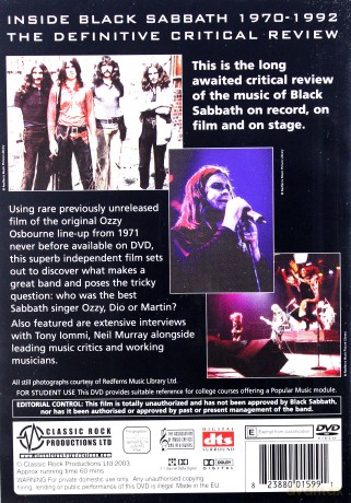 Black Sabbath: Inside [DVD]