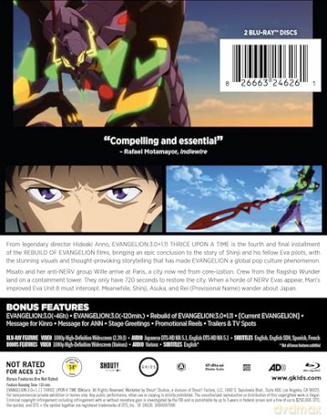 Evangelion: 3.0+1.11 Thrice Upon a Time (steelbook) [2xBlu-Ray]