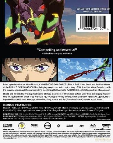 Evangelion:3.0+1.11 Thrice Upon A Time (Evangelion: 3.0+1.01 Od-nowa) [Blu-Ray 4K]+[Blu-Ray]