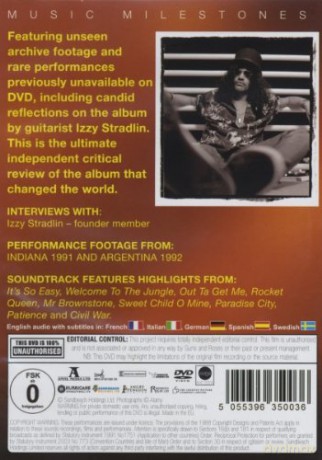 Guns N Roses: Music Milestones - Appetite For Destruction [DVD]