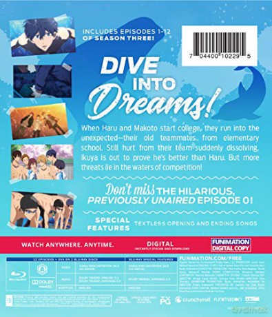 Free! Dive to the Future: Season Three [2xBlu-Ray]+[2DVD]
