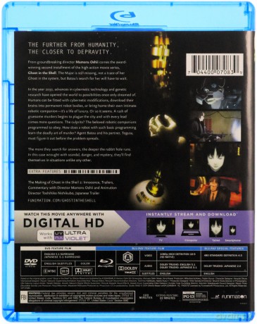 Ghost in the Shell 2: Innocence (Ghost in the Shell 2: Niewinność) [Blu-Ray]+[DVD]