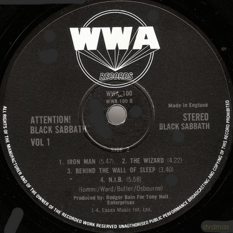 Black Sabbath: Attention Black Sabbath Vol.1 [Winyl]