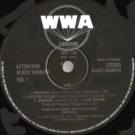 Black Sabbath: Attention Black Sabbath Vol.1 [Winyl]