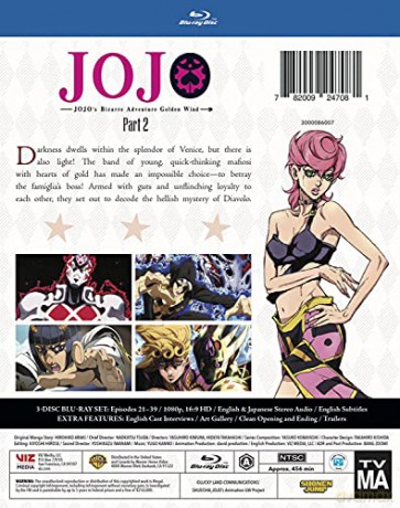 JoJo's Bizarre Adventure: Golden Wind, Part 2 [3xBlu-Ray]