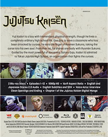 Jujutsu Kaisen: Season 1 Part 1 (Limited) [2xBlu-Ray]+[CD]