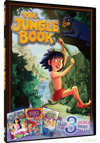 Jungle Book + Snow White, Alice in Wonderland [DVD]