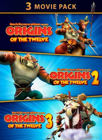 Kung Fu Masters Of The Zodiac Origins Of The Twelve 3 Pack [DVD]