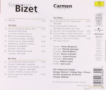 Bizet: Carmen (Highlights) [CD]