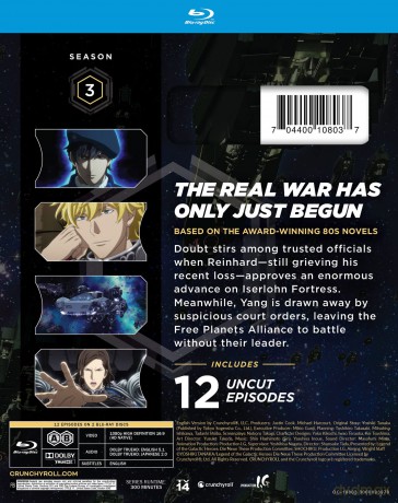 Legend of the Galactic Heroes: Die Neue These - Season 3 [2xBlu-Ray]
