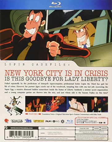 Lupin The Third: Bye Bye Lady Liberty [Blu-Ray]
