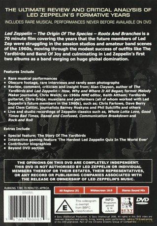 Led Zeppelin: The Origin Of The Species - A Critical Review [DVD]