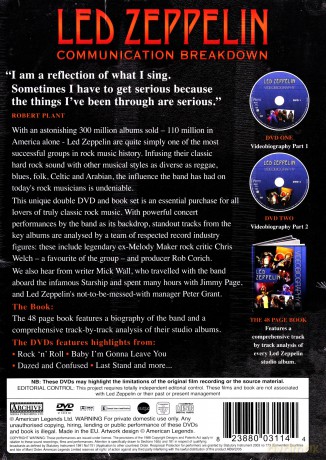 Led Zeppelin: Communication Breakdown [2DVD]