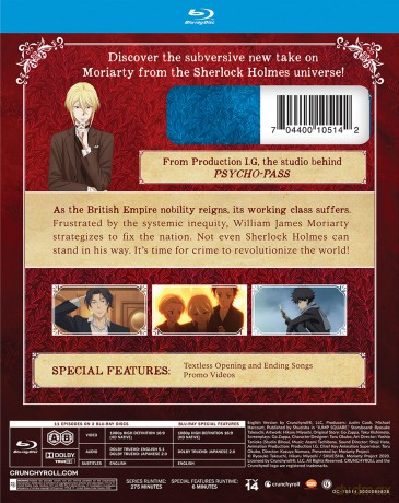 Moriarty the Patriot: Part 1 [2xBlu-Ray]