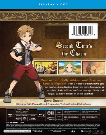 Mushoku Tensei: Jobless Reincarnation: Season 1 Part 1 [DVD]