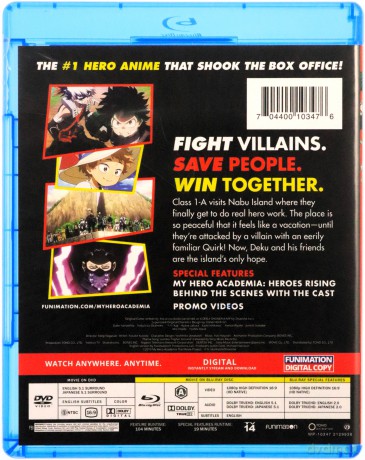 My Hero Academia: Heroes Rising [Blu-Ray]+[DVD]