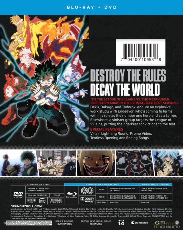 My Hero Academia season 5- Part Two (Akademia bohaterów) [2xBlu-Ray]+[2xDVD]