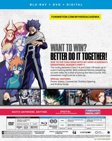 My Hero Academia season 5- Part One (Akademia bohaterów) [2xBlu-Ray]+[2xDVD]