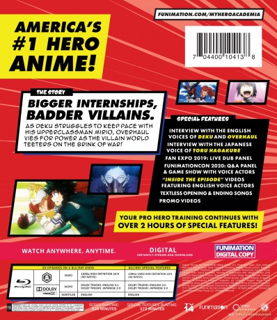 My Hero Academia  season 4 (Akademia bohaterów) [4xBlu-Ray]