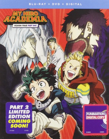 My Hero Academia season 4- Part 1(Akademia bohaterów)  [2xBlu-Ray]+[2xDVD]
