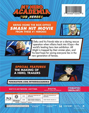 My Hero Academia: Two Heroes - Steelbook [DVD]