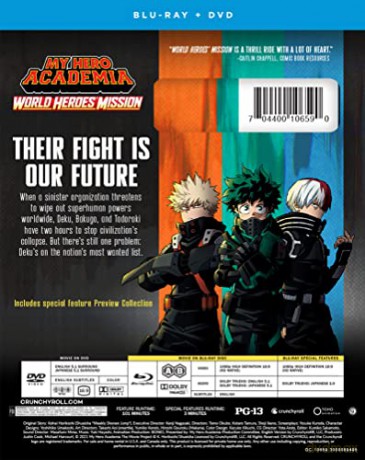 My Hero Academia: World Heroes' Mission  [Blu-Ray]+[DVD]