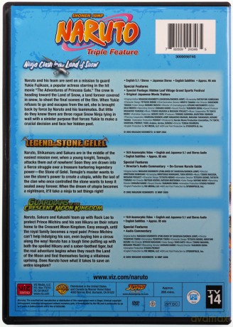 Naruto Movies Triple Feature [3DVD]